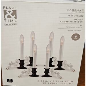 🎁 Set of 6 electric candlesticks